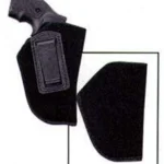 Michaels Of Oregon Uncle Mike's Sidekick black holster with revolver grip and belt clip visible