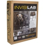 Higdon Outdoors MOmarsh Invisi-Lab, tan retail box with dog blind photos