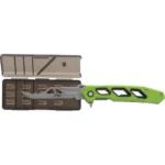 Battenfeld Knives Schrade Isolate Enrage 7 Folding Knife 2-3/5" Replaceable Blade Green - alternate view 6