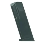 IWI Masada Slim 13-round magazine, black, angled side view with extended body and baseplate