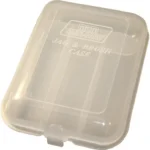 MTM Jag & Brush Case, clear rectangular hinged case with front latch