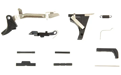 kci-usa-lower-parts-kit-glock-17-primary-1 KCI USA Lower Parts Kit Fits Glock 17 with assorted black, silver and tan components