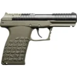Kel-Tec PR-5.7 Handgun, green and black left-side view with textured grip and long slide