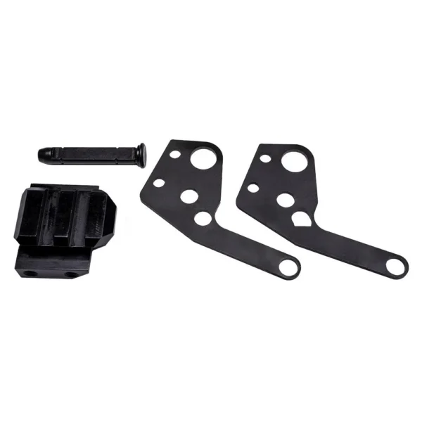 Kel-Tec SU/PLR Picatinny Adapter Stock Kit, black adapter, pin and two slotted side plates