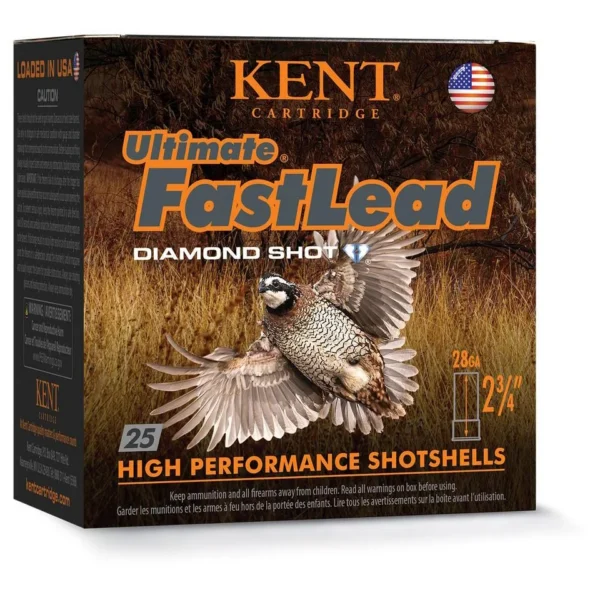 Kent Cartridge America Kent Ultimate FastLead Upland Shotshell 28ga 2-3/4" 7/8oz 1300 fps #7.5 25/ct