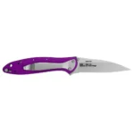 Kershaw Knives Kershaw Leek Folding Knife 3" Drop Point Blade Purple - alternate view 2