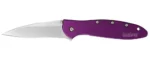 Kershaw Knives Kershaw Leek Folding Knife 3" Drop Point Blade Purple - alternate view 4