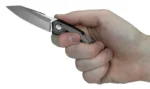Kershaw Knives Kershaw Reverb Folding Knife 2-1/2" Drop Point Blade Black - alternate view 4
