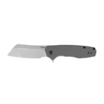 Kershaw Knives Kershaw Wharf Folding Knife 2-4/5" Cleaver Blade Grey