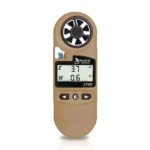 Kestrel 2700 Ballistics Weather Meter, tan front view with impeller, screen and buttons