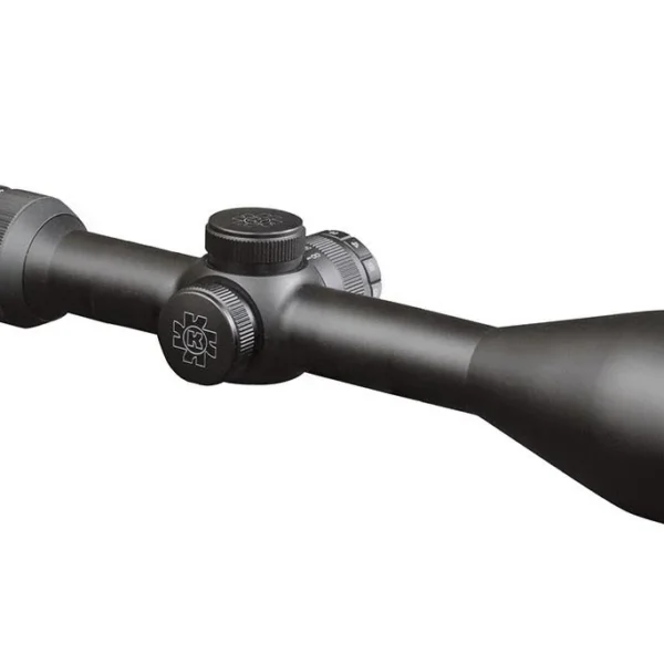 KonusPro Evo 3X-12X50mm Riflescope, black right-side view with adjustment turrets