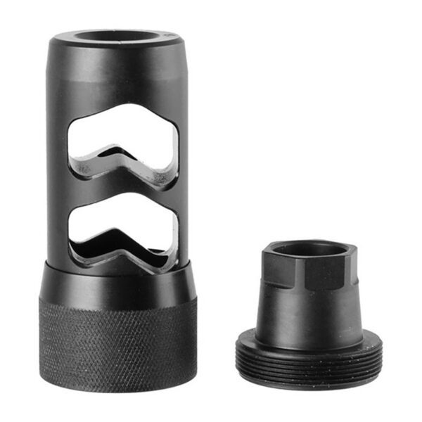 Area419 Area 419 Hellfire 2P-Self Timing Muzzle Brake w/ Adapter 9mm 5/8-24