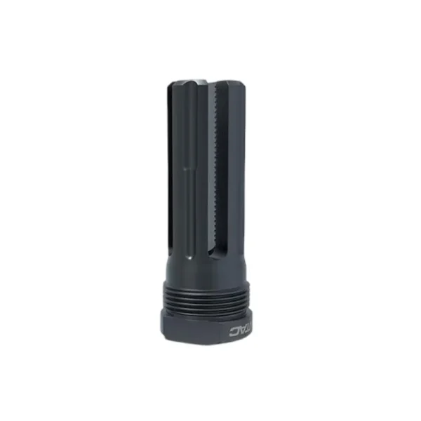 LANTAC Lamprey Long FH, black front three-quarter view with long slots and threaded base