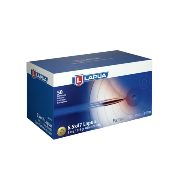 Lapua Ammunition Lapua Rifle HPBT Ammo 6.5x47 139gr 2690 fps 50/ct