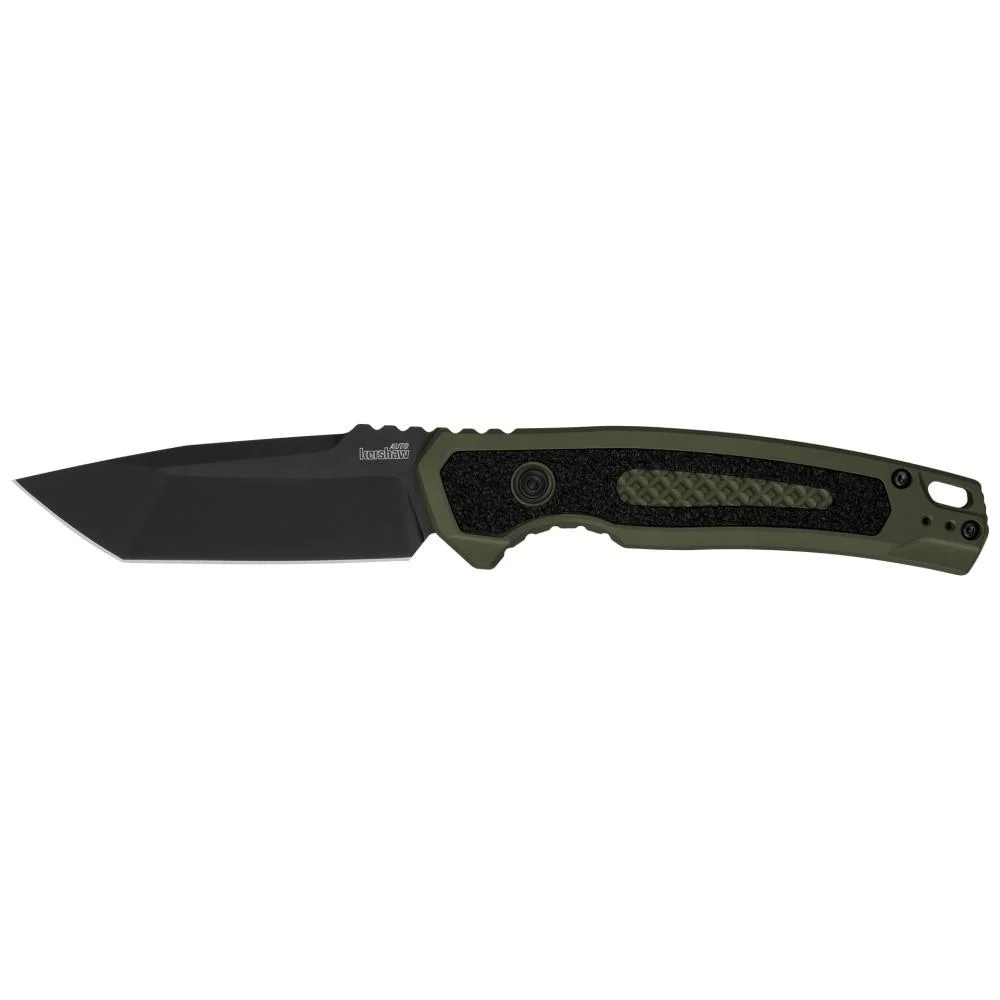 launch-16-olive-black-tanto-automatic-primary Kershaw Knives Kershaw Launch 16 Automatic Folding Knife 3-1/2" Tanto Blade Black Olive