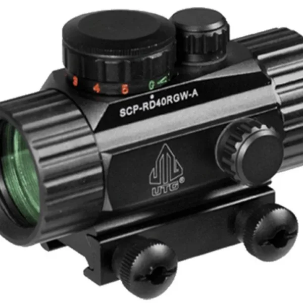 Leapers Inc. Leapers UTG 3.8" ITA Red/Green CQB Dot Sight with Integral QD Mount