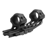 Leapers Inc. Leapers 1-Piece UTG ACCU-SYNC QR Cantilever Mount 1" High w 50mm Offset - Matte Black - alternate view 2