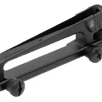 Leapers UTG PRO Carry Handle Sight black angled side view with aperture and mounting knobs