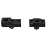 Leupold Quick Release QR Base Kimber 8400 two matte black bases in angled top view