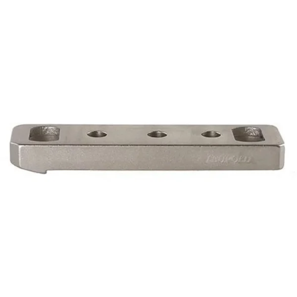 Leupold Dual Dovetail Base S&W Modern Revolvers, silver top view with mounting holes