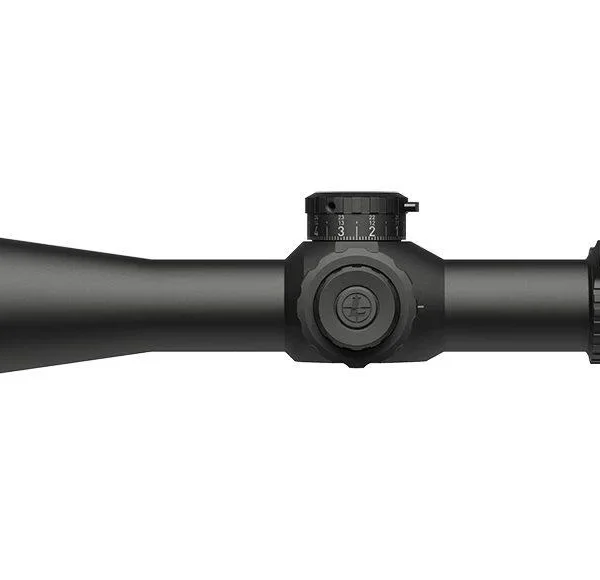 Leupold Mark 4HD Rifle Scope black side view with large objective and adjustment turrets
