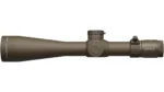 Leupold Mark 5HD rifle scope in dark earth, right-side view with adjustment turrets
