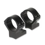 Talley Lightweight Alloy Scope Mounts black angled view of two circular rings