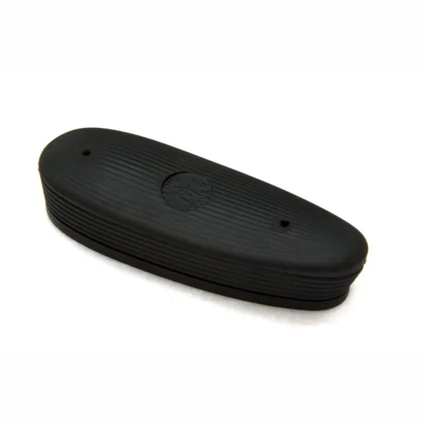 Sims LimbSaver Precision Fit Recoil Pad, black angled view with ribbed edges and textured face