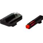 HI-VIZ FASTDOT H3 sights, black rear sight with green inserts and front sight with red insert