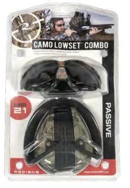 Radians Inc. Radians Combo Set -Lowset Camo EM with Outback Smoke Clear Glass