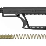 Luth-AR LUTH AR MBA-2 STOCK KIT 308 BLK black skeletonized stock with spring and buffer