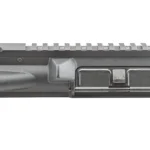Luth-AR LUTH AR UPPER RCVR ASMB W/CHARG HNDL, gray upper with top rail, right side view