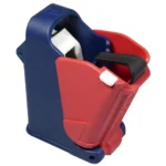 Maglula LULA Loader & Unloader, angled view in red, white and blue