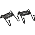 Hornady Magnetic Safe Hooks, two black hooks with magnetic mounting brackets