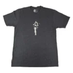 MAGPUL HULA GIRL CVC TSHRT CHAR L, charcoal short-sleeve shirt front with small center graphic