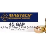 Magtech Ammunition CompanyInc MagTech Handgun Ammunition .45 GAP 230 gr FMJ 837 fps 50/ct