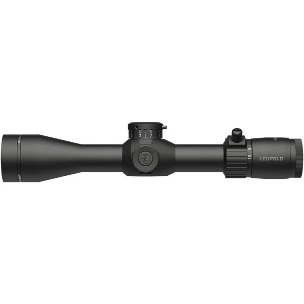 Leupold LEUP MARK 4HD 2.5-10X42 ILL TMR black scope, right-side view with turrets