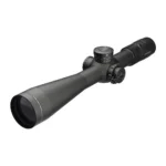 Leupold LEUP MARK 5HD 5-25X56 PR1-MIL IR black scope, angled side view with adjustment turrets