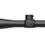 Leupold & Stevens Inc. Mark 5HD black riflescope in right-side view with adjustment turrets
