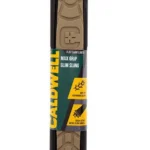CALDWELL MAX GRIP SLIM SLING, vertical front view in flat dark earth with retail label