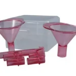 Mayville Engineering Co./Mec MEC Funnel Kit, two red funnels, tubes and translucent bin