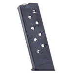 Mec-Gar Beretta 21 Bobcat blued magazine in angled side view with witness holes