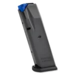 MEC-GAR CZ75B CZ85B CZ SP-01 CZ Shadow & CZ Shadow2 magazine, black angled view with blue follower
