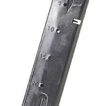 Mec-Gar S&W 5900 Series/915/910/659 Magazine, blued extended body in angled side view