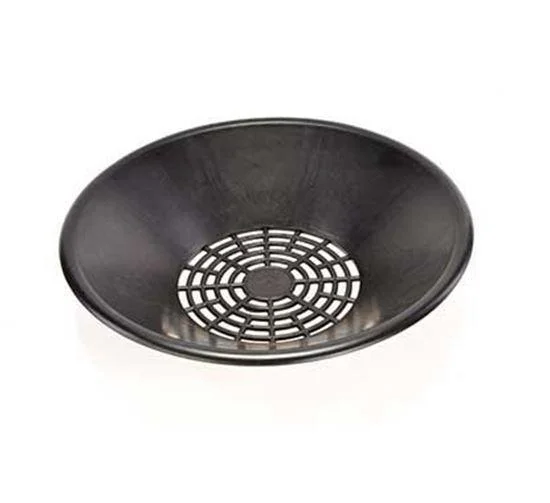 Mayville Engineering Co./Mec MEC Pan Sifter, black round tray with slotted center