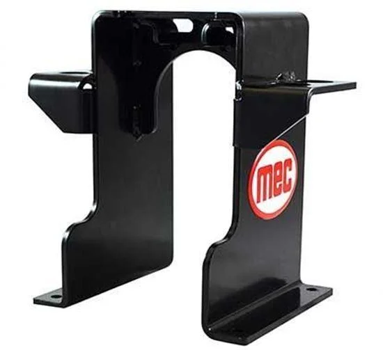 mec-press-base-jig-fixture-mounting-primary Mayville Engineering Co. MEC Press Base black metal mounting base in angled front view