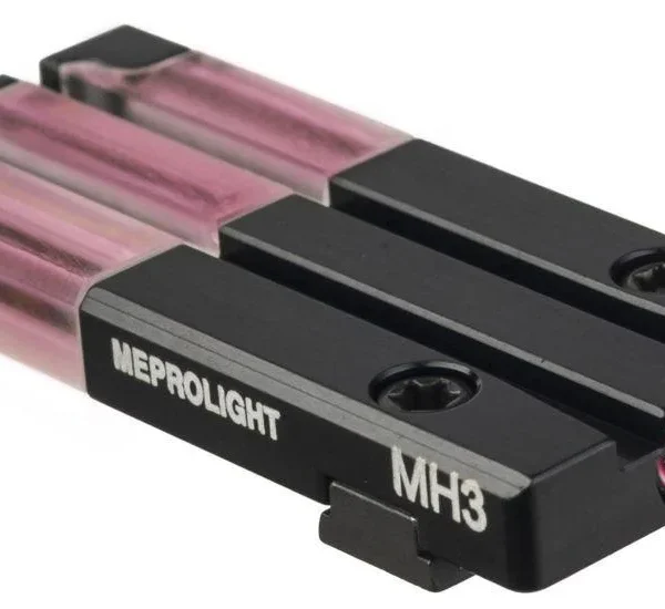 Meprolight ML63143 Bullseye Red Sight for Kriss Sphinx, black with pink fiber-optic rods