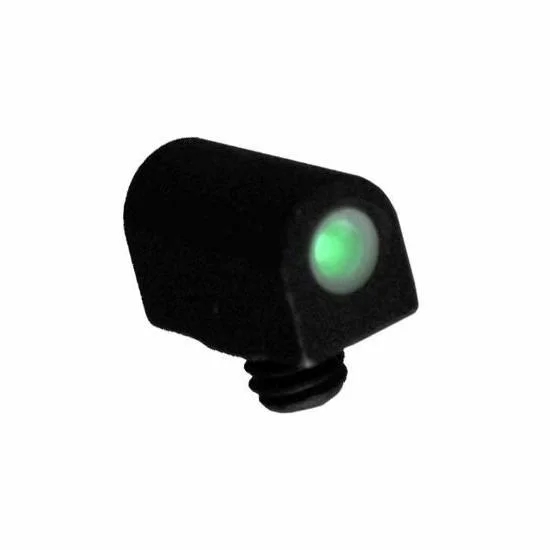 Meprolight MEPROLT TD Shotgun Bead, black angled view with green luminous dot and threaded base