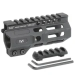 Midwest Industries One Piece Combat Rail 4.5-inch black handguard with rail section and hex keys