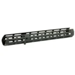 Midwest Marlin M-LOK Handguard, black side view with rows of elongated slots